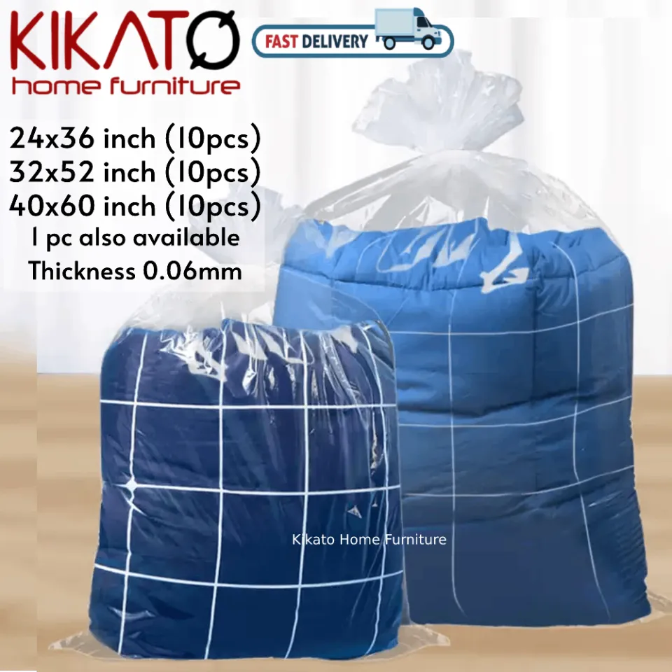 Extra Large Clear Plastic Storage Bags,Pieces 40x60 Inches Big