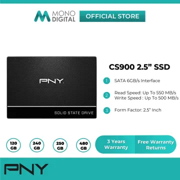 Disco Solido 4tb Pny CS900 Sata3 3D Nand SSD7CS900-4TB-RB