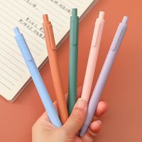 ปากกาเจลหมึกดำ 0.5 มม. สีมาการองสร้างสรรค์สำนักงานเครื่องเขียนปากกาน้ำ