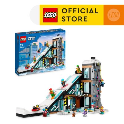 LEGO City 60366 Ski and Climbing Centre Building Toy Set (1,054 Pieces)