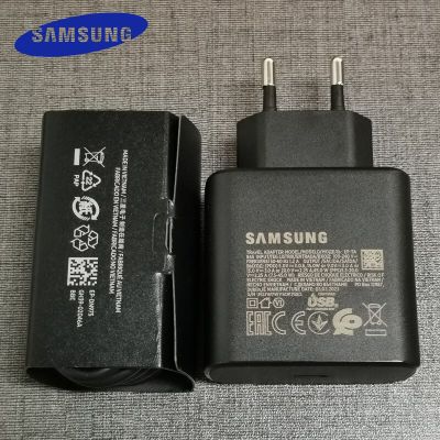 S23 Samsung R 45W PD สายเคเบิลอะแดปเตอร์ชนิด C สำหรับ Galaxy S20 S21 S22 Note 20 Ultra 10 Plus Z Flip Fold 5 4 3