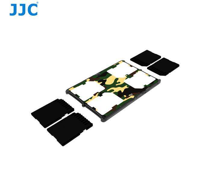 jjc-mch-sdmsd6-slim-memory-card-holder-hard-case-for-2-x-sd-4-x-micro-sd-camouflage