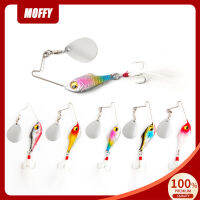 Moffy Fishing Lure 10G Long Throw Noise Compound หมุน3D รูปปลา Feather สามเลือด Slot Hook เหยื่อปลอมเหยื่อตกปลา