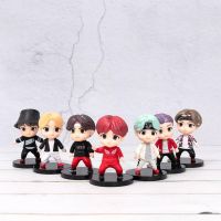 7 Styles Bangtan Boys Figure Toys Korea KPOP Stars Anime Figurine Model Decorations Cake Kids Gifts Collections