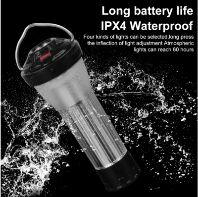 โคมไฟตั้งแคมป์ 3000mAh พร้อมฐานแม่เหล็กคล้ายกับ Blackdog Goal Zero Lantern 5 โหมดแสงสว่างไฟฉาย LED อุปกรณ์ตั้งแคมป์