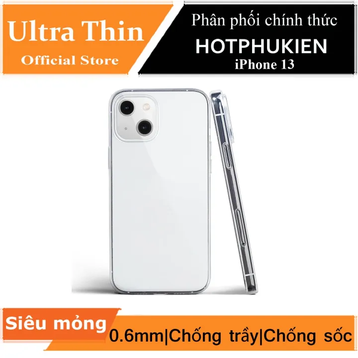 Ốp lưng silicon dẻo trong suốt cho iPhone 13 hiệu Ultra Thin siêu mỏng 0.6mm – Phân phối bởi Hotphukien – OEM ,SKU : 1722043604_VNAMZ-7670585600 >>>🇻🇳 Top1Vietnam 🛒>>> lazada.vn 🇻🇳🇻🇳🇻🇳🛒🛍🛒