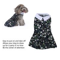 Dog Dress Breathable Floral Puppy Dress Fashionable for Daily Party for Spring