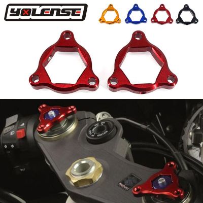 CNC สำหรับ Suzuki GSXR1000 GSX-R1000 GSXR 1000 B-KING SV1000รถมอเตอร์ไซค์ SV1000S 14มม. ตัวผ่อนกำลังฟอร์กแหนบอลูมิเนียม