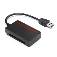 USB 3.0 to SATA Adapter CFast Card Reader Accessory Part Component and 2.5 Inch HDD Hard Drive/Read Write SSD &amp; CF Card Simultaneously