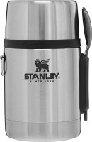 Stanley Adventure Vacuum Insulated Food Jar กระติกปิ่นโตกล่องใส่ข้าว/อาหารสูญญากาศ Stainless Steel lunch box พร้อมช้อนส้อม Full Size Spork included เก็บความร้อนยาวนาน Leak Proof Wide Mou