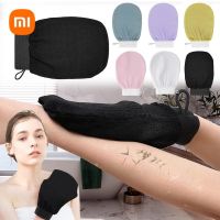 【cw】 XIAOMI Peeling Exfoliating Mitt Gloves Resistance Massage Sponge Bathing Applicator