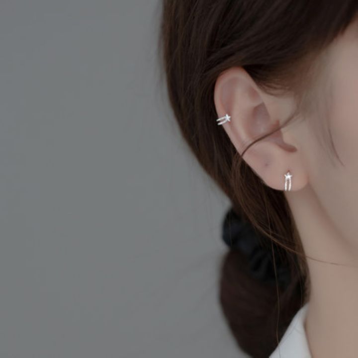 cod-no-ear-piercing-star-clip-earrings-female-korean-version-fresh-five-pointed-sweet
