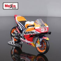 Maisto 1:18 2021 Honda Repsol RC213V 93 Rossi Motorcycle Model Toy Car Collection Autobike Shork-Absorber Off Road Autocycle Toy