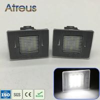 Atreus ไฟป้ายทะเบียน Led รถ1ชุดหลอดไฟโคมไฟ Led สีขาว12V สำหรับ Mercedes Benz W218 W117 W176 W156 W166 R172 Gl Cla