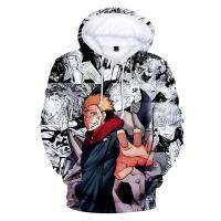 เสื้อกันหนาว Jujutsu Kaisen 3D แฟชั่น 2021 สําหรับผู้ชาย / ผู้หญิง