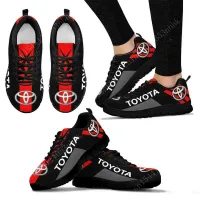 Toyota Brand Mens Sneakers Big Size Walking Shoes Male Sneakers Lightweight Running Shoes Mesh Breathable Tennis Casual Shoes