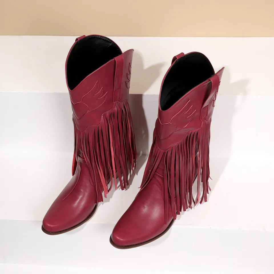 Red tassels : r/Boots