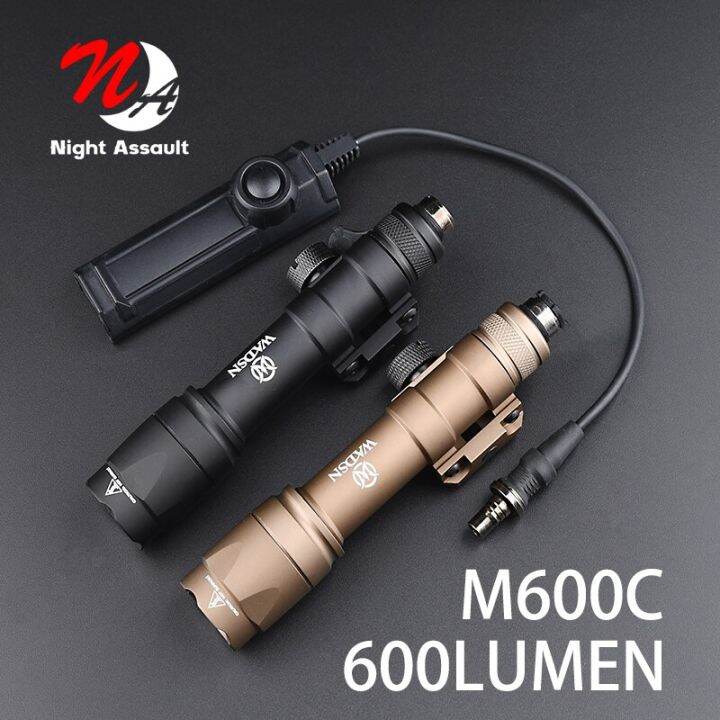 WADSN M600C Tactical Taschenlampe Set - 600 Lumen Waffenlicht Für Jagd & Outdoor