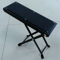 1 Piece Guitar Foot Stool Guitar Pedal Guitar Rest Step Footstool 4 Position Height Adjustable