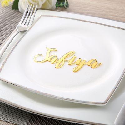 hotx【DT】 Custom Wedding Cards Personalized Names name settings Guest tags party decoration Signs Calligraphy