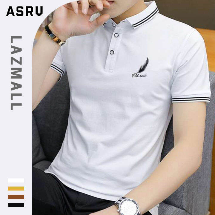 asrv-เสื้อโปโลผู้ชาย-polo-เสื้อคอปกผูชาย-เสื้อกีฬาคอปก-เสื้อยืดคอปก-ฤดูร้อน-ปก-เสื้อโปโลธุรกิจลำลองแขนสั้นแฟชั่นวัยเยาว์เสื้อแขนสั้นชายเสื้อยืดฤดูร้อนธุรกิจเสื้อโปโลแขนสั้นผู้ชาย-เสื้อแฟชั่นผชเสื้อโปโ