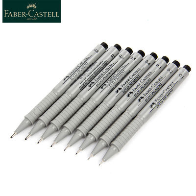 Faber Castell Needle Pen Drawing Waterproof 0.2 0.4 0.6 0.8 Sketch Hook Pen Sign Pen For Designer Architect Artist Office 1663