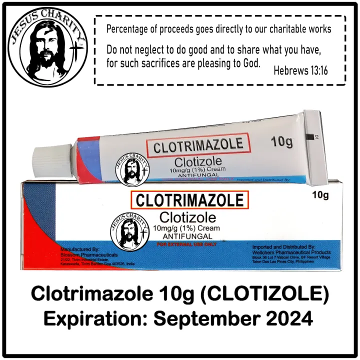vaginal cream and baby cream CLOTIZOLE 10g good for itch, rashes