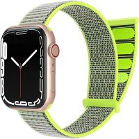 ♂✤▽ Nylon Loop Strap for apple watch band 44mm 49mm 45mm 42mm 41mm 38mm 40mm 44 mm correa bracelet iWatch serie 8 7 se 6 Ultra 49mm