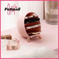 PETINAIL กล่องเก็บที่ใส่แหวนเซรามิครูปแรดเครื่องสำอางอุปกรณ์ในห้องน้ำตั้งโต๊ะเคสจัดแต่งหน้าห้าชั้น