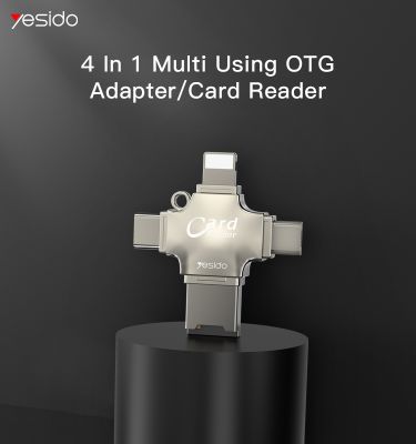 【CW】 Multi-Function 4 1 Card Reader Type-C/Lightning/Micro USB/USB 3.0 All for iPhone 14 13 12