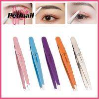 PETINAIL ที่หนีบผมคิ้วสแตนเลส2ชิ้น,ที่หนีบผมสีสันสดใส Peralatan Rias ที่หนีบคิ้วที่ดูได้อเนกประสงค์อุปกรณ์ดูแลเส้นผมเพื่อความงามที่ดึงขนละเอียดสำหรับผู้หญิงและผู้ชาย