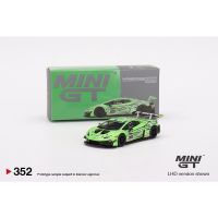 Mini GT Lamborghini Huracán GT3 EVO Presentation No.352 รถเหล็ก รถของเล่น