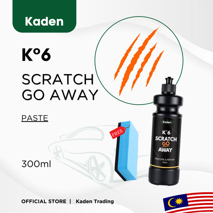 KADEN｜K°6 Scratch Go Away｜Safely Removes Scratches, Swirls, & Other