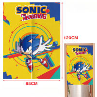 Sonic อะนิเมะอุปกรณ์ต่อพ่วงสีผ้าม่านประตูญี่ปุ่นผ้าม่านประตูผ้าม่านการ์ตูน Partition Curtain