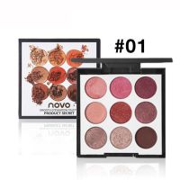 Novo อายแชโดว์ palette กันน้ำ