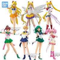 ในสต็อก Banpresto Original Sailor Moon รูป Glitter Glamours Eternal Sailor Moon Aino Minako อะนิเมะรูปของเล่นสำหรับเด็ก