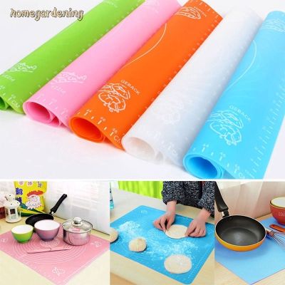 5 Size Silicone Rolling Cut Mat Sugarcraft Fondant Cake Clay Pastry Icing Dough