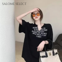 SALOME SELECT เสื้อครอป เสื้อยืด ชุดเซ็ทผู้หญิง สบาย สบายๆ ชิค เท่ WTX23934A8 39Z230925