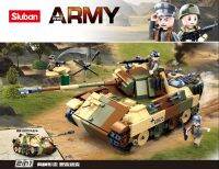 ProudNada Toys ของเล่นเด็ก ตัวต่อเลโก้ เลโก้ ทหาร รถถัง (กล่องใหญ่สุดคุ้ม) Sluban Army 725 PCS M38-B0859