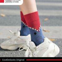 [4663] Cooldesocks ถุงเท้า ของแท้ | ปลาฉลามกัด