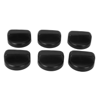 60 PCS Kitchen Black Plastic Gas Stove Cooker Control Knobs