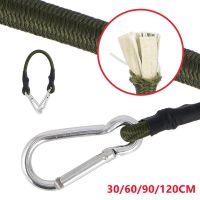 30/60/90/120cm Carabiner Bungee Cords Karabiner Hook Cables Strap Bungie Elastic Camping Climbing Hiking Accessories Parts