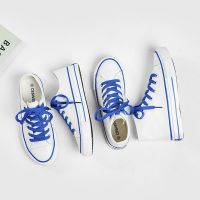 ♨▽  Klein blue high help small canvas shoes for men and women and all the original ins spring tide joker sandals shoes men tide shoes