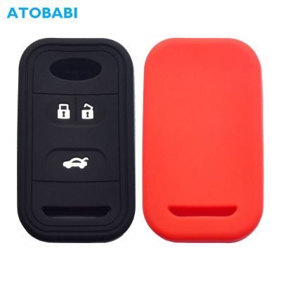 dfthrghd Silicone Car Key Case 3 Buttons Keychain Smart Remote Control Fobs Shell Protector Cover Skin For Chery Tiggo 8 7 4 5X 2019 2020