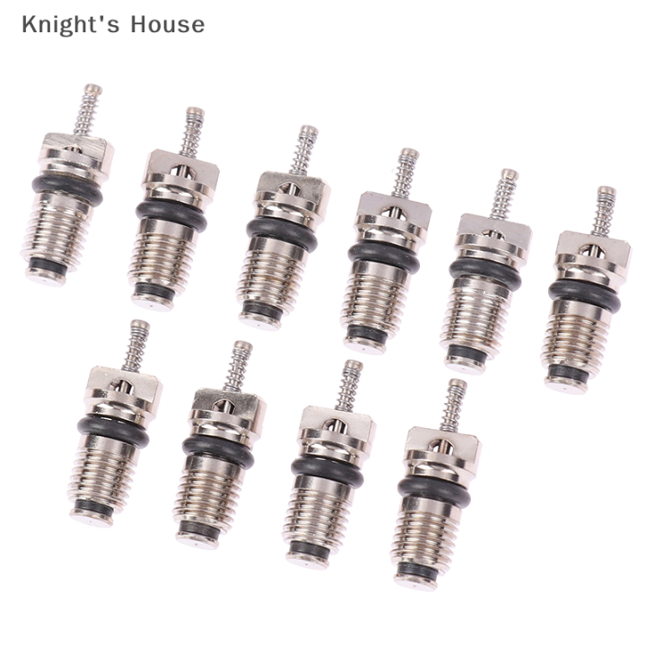 knights-house-แกนวาล์ว-r134a-ac-10ชิ้นแกนปรับอากาศรถยนต์ชุดซ่อมแกนทนความร้อนอุปกรณ์เสริมรถยนต์ยานพาหนะ