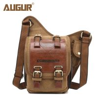 [COD] New retro mens bag European and fashion shoulder Messenger multi-functional mail knight