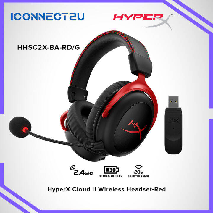 HyperX Cloud II Wireless Headset-Red (HHSC2X-BA-RD/G) | Lazada