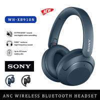 【รับประกัน 3เดือน】Sony WH-XB910N Bluetooth Headphone Wireless Noise Cancelling Headphones ไมโครโฟนในตัว หูฟังบลูทูธ ไร้สาย for IOS/Android/Ipad/PC Foldable Gaming Headset Support SD Card/3.5MM Auxiliary Cable Connection