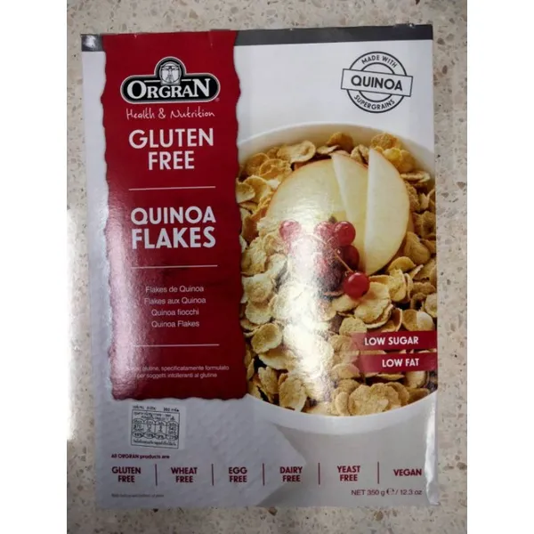 สินค้าสดใหม่ รับรองคุณภาพ Orgran Quinoa Flakes ควินัว อบกรอบ 350กรัม