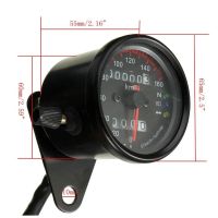 Multifunctional Motorcycle Dashboard Digital Speedometer Gauge Dual Speed ​​Meter Easy Installation Odometer N0HF